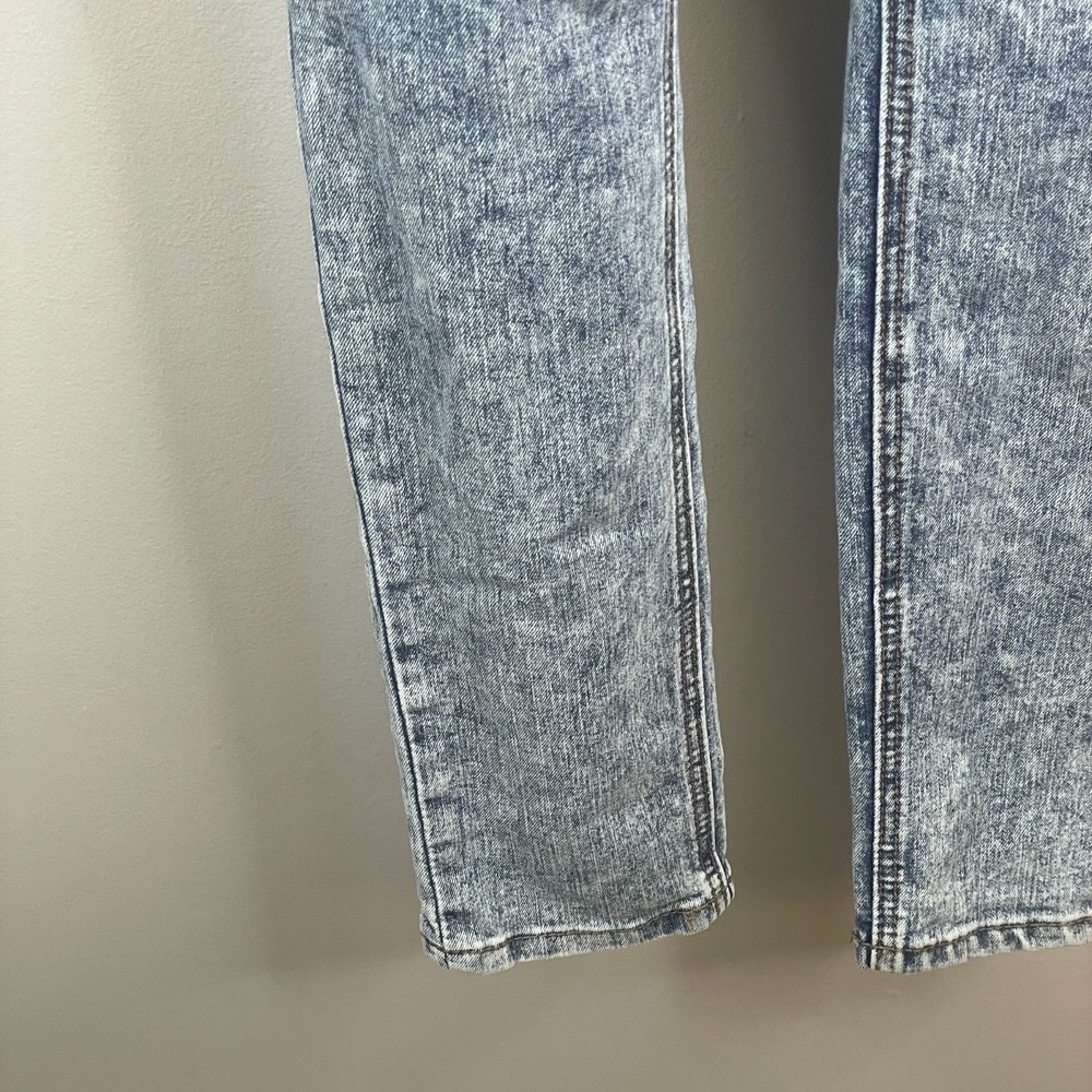 Vintage Y2K YMI Grunge Mineral Washed Denim Overalls Womens 5 XS Tapered Leg - Picture 15 of 16